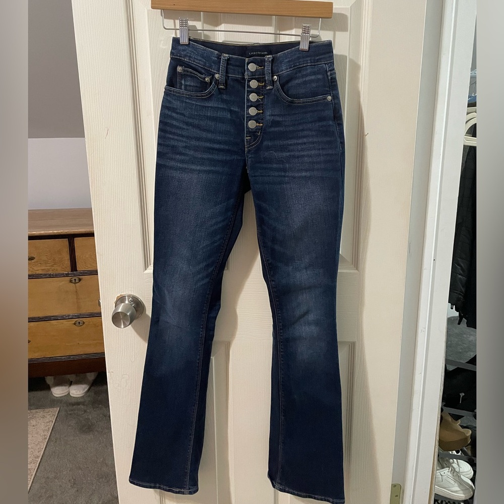 Lucky Brand High Rise Bianca Boot Button Fly jeans